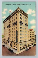 Tucson AZ-Arizona, Pioneer Hotel, Advertisement, Antique, Vintage Postcard picture