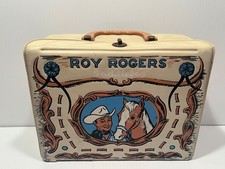 Vintage Roy Rogers Saddlebag Vinyl Lunchbox 1960 picture