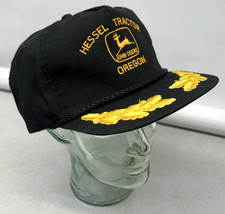 Vintage John Jack Hessel John Deere Tractor Farm Portland Oregon Hat Advertising picture