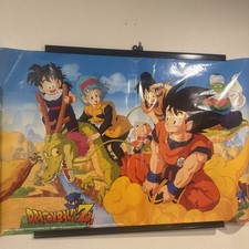 Vintage 1998 Dragon Ball Z Wall Scroll Goku Bulma Piccolo IM40018 22”x34” picture