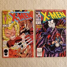 Uncanny X-Men 213 239 High Grade lot 1st Mr Sinister Cameo & Cover appearance picture