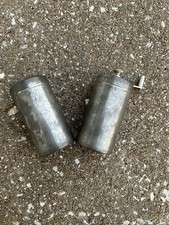 MCM Brutalist Vintage Salt Pepper Shakers Grinders Metal Verity Southhall picture