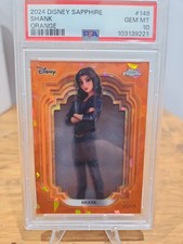 2024 Topps Chrome Disney Sapphire Shank orange /25 PSA 10 picture