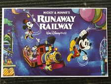 Walt Disney World Mickey & Minnie's Runaway Railway Poster Print 11x17 Train picture