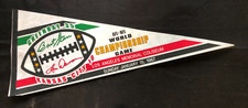 Packers Chiefs 1967 World Championship VINTAGE NFL Football Full Size Pennant picture