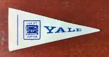 Very RARE Old Vintage Paper Decal Pennant 3.5