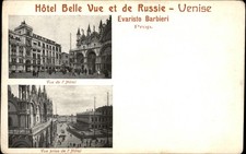 Hotel Belle Vue Venice Italy UDB c1905 unposted vintage postcard o947 picture