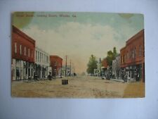 original Winder GA Georgia Postcard Broad street looking south GW DeLa Perriere  picture