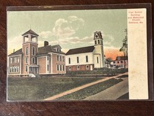 High School Bldg Methodist Church Oakland ME Kennebec Co Unposted picture