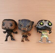 Funko POP , Nendoroid, Black Panther Set of 3 picture
