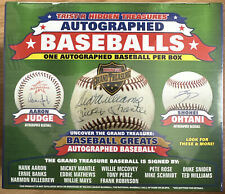 NEW SEALED 2023 Green Box Tristar Hidden Treasures Autographed Baseball picture