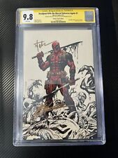 Deadpool Kills The Marvel Universe Again 1 SDCC  Double Signed CGC 9.8 picture