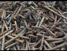 Lot Of 20 Railroad Spikes Crafts Weld Art  Forging picture