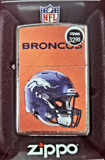 Zippo 48427 Windproof Lighter  NFL Denver Broncos Logo  New Old Stock picture