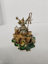 Kirk's Folly Trinket Box Wizard Dragon Hourglass Mystic Remember the Magic picture