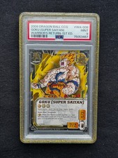 Dragon Ball CCG 2008 Goku (Super Saiyan) Warrior's Return WA-008 1st PSA 9 EN picture