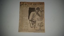 Ted Lyons ACTIVE ANCIENTS SET RARE 1940 Cartoon Sketch  by Jack Sords picture