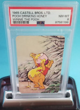 💥 1965 WINNIE THE POOH Drinking Honey RC PSA GRADED CARD CASTELL BROS.  💥 picture