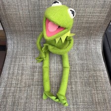 Vintage 1976 KERMIT THE FROG #850 Jim Henson MUPPET DOLL Fisher Price Plush Toy picture