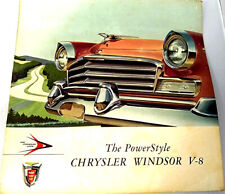 ORIGINAL 1956 CHRYSLER Windsor Deluxe Color SALES BROCHURE EXC picture