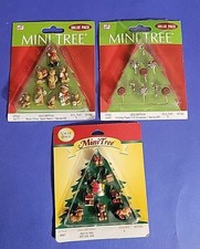 WESTRIM Vintage 1999, 2003 MINI TREE Christmas Ornaments, Lot of 3, 9 Each picture