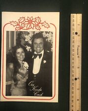 Johnny Cash Christmas Pamphlet, Vintage, 5.5 x 8.5 picture