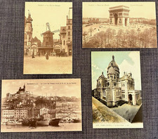 Large Vintage & Antique Postcard Lot Travel Paris Holidays Art 100s of cards picture
