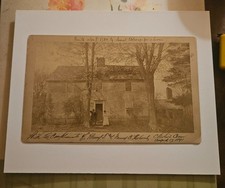 1763 Josiah Talmadge House 1891 Antique Photo Cheshire CT Rev War Archive Lot picture