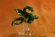 Franklin Mint Emerald Green  GUARDIAN of the RAGING WATER Michael Whelan-EXC picture