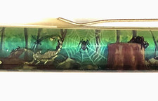 Insects Floaty Pen Moving Scorpion Spider Web Dragon Fly Ants Beetle Vintage picture