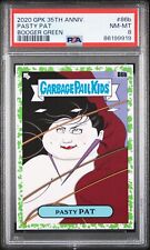 2020 Topps Garbage Pail Kids 35th Anniversary Booger Green Pasty Pat #86b PSA 8 picture