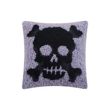Peking Handicraft David Price Pastel Skull Hook Pillow, 8