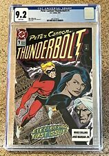 Peter Cannon-Thunderbolt #1 CGC 9.2 D.C. Comics White Pages Collins Cover 1992 ⚡ picture