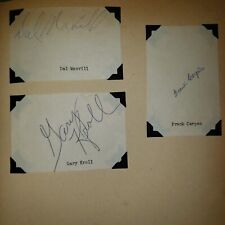 Vintage Autographs; Dal Maxvill - Frank Carpin - Gary Kroll picture