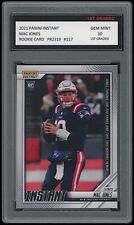 MAC JONES 2021 PANINI INSTANT 1ST GRADED 10 ROOKIE CARD 117 NEW ENGLAND PATRIOTS picture