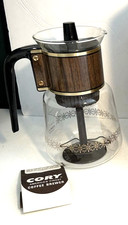Vintage NOS Cory Woodbridge Model DWP 4-8 Cup Coffee Percolator New Sealed picture