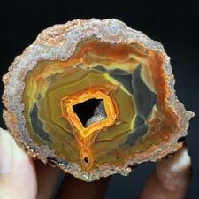 Rough Agate / Achat Nodule Half Chinese Fighting Blood Agate Xuanhua 118g A056 picture