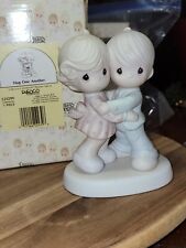 Enesco Precious Moments HUG ONE ANOTHER Boy & Girl FIGURINE # 521299 - Taiwan picture
