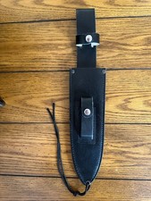Robust vintage large imitation leather sheath for 9