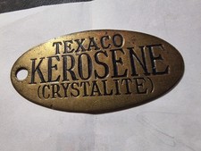 VINTAGE ORIGINAL ANTIQUE GAS OIL GENERAL STORE SIGN TEXACO picture