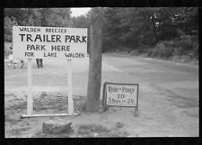 At Walden Pond haunt of Thoreau Concord Massachusetts 1930s Old Photo 2 picture