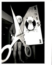 LD408 1982 Original Photo WBT CHARLOTTE DJ H.A. THOMPSON BEAUX ARTS BALL COSTUME picture