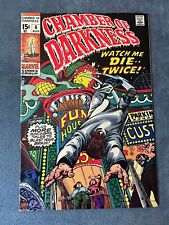 Chamber of Darkness #6 1970 Marvel Comic Book Horror High Grade VF+ picture