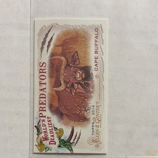 Topps 2014 Allen & Ginter World's Deadliest Predators Cape Buffalo WDP-08 picture