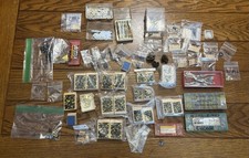 Vintage HUGE LOT OF Cuckoo Clock Parts - Bellows HANDS and More Rare Lot picture