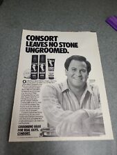 Steve Stone Chicago Cubs WGN Consort Grooming 1987 Vintage Print Ad 8x11 Inches picture