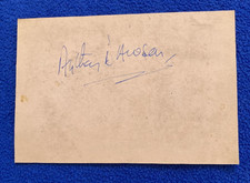 Anthony Dawson  Signed c1948 Rare Early Signature  James Bond Dr No - Hitchcock picture
