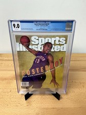 Sports Illustrated Vol 92 9 CGC 9.0 Graded Magazine Vince Carter Poster boy picture