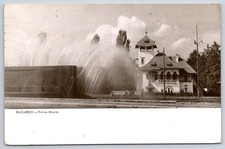 Vintage Romania Postcard BUCHAREST Miorita Fountain 1961 picture