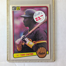 Donruss 1983 Tony Gwynn Rookie #598 Base Set San Diego Padres Card picture